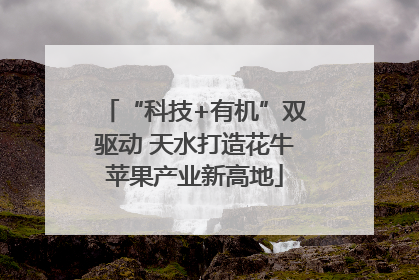 “科技+有机”双驱动 天水打造花牛苹果产业新高地
