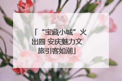 “宝藏小城”火出圈 安庆魅力文旅引客如潮