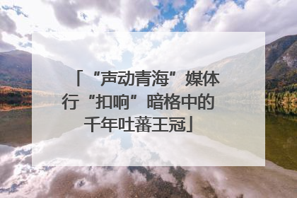 “声动青海”媒体行“扣响”暗格中的千年吐蕃王冠