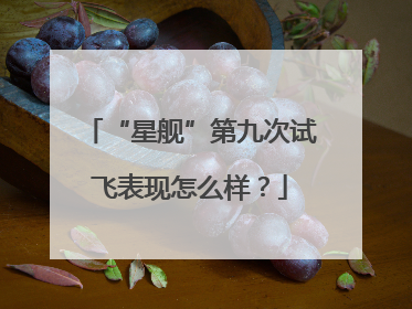 “星舰”第九次试飞表现怎么样？