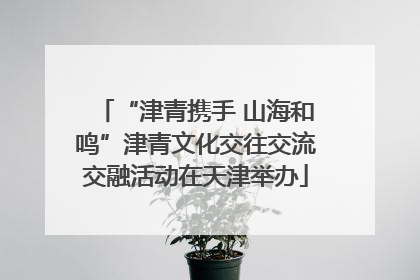 “津青携手 山海和鸣”津青文化交往交流交融活动在天津举办