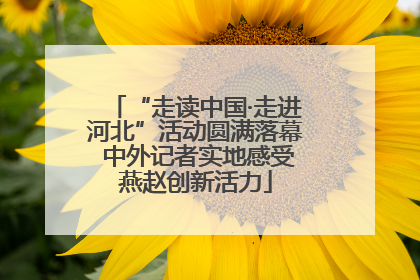 “走读中国·走进河北”活动圆满落幕 中外记者实地感受燕赵创新活力