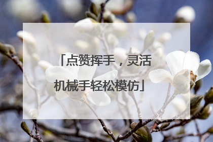 点赞挥手，灵活机械手轻松模仿