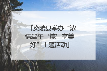 炎陵县举办“浓情端午‘粽’享美好”主题活动