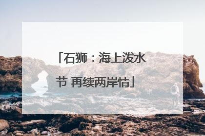 石狮：海上泼水节 再续两岸情