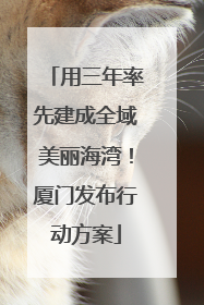用三年率先建成全域美丽海湾！厦门发布行动方案