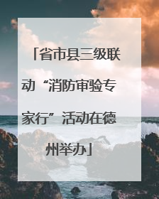 省市县三级联动“消防审验专家行”活动在德州举办
