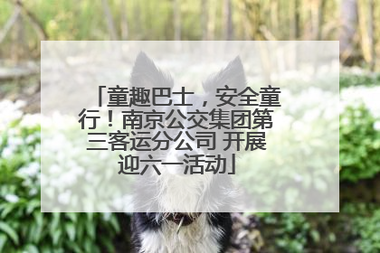 童趣巴士，安全童行！南京公交集团第三客运分公司 开展迎六一活动