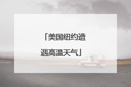 美国纽约遭遇高温天气