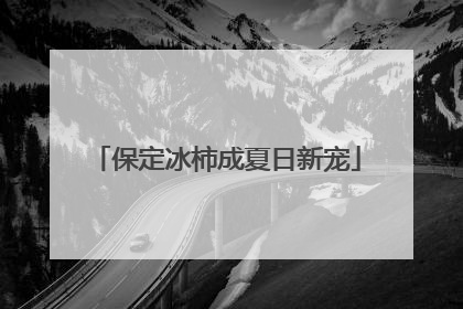 保定冰柿成夏日新宠