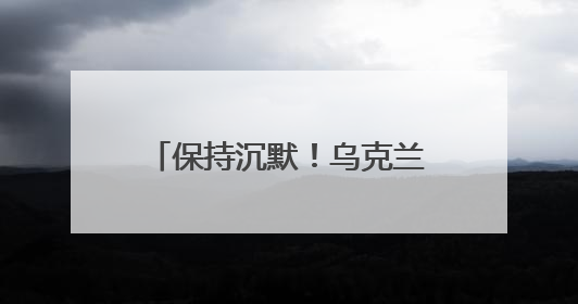 保持沉默！乌克兰媒体注意到，特朗普这次一反常态
