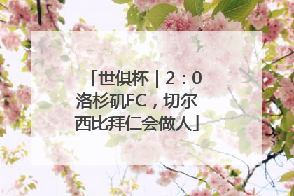 世俱杯｜2：0洛杉矶FC，切尔西比拜仁会做人