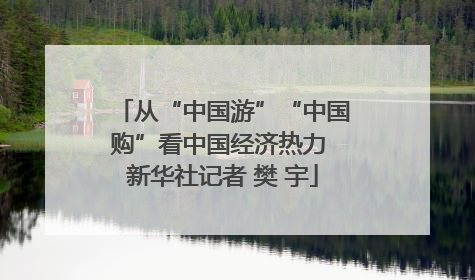 从“中国游”“中国购”看中国经济热力 新华社记者 樊 宇