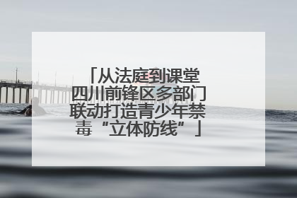 从法庭到课堂 四川前锋区多部门联动打造青少年禁毒“立体防线”