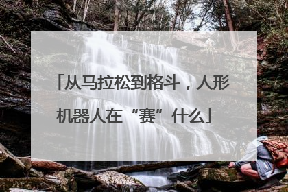 从马拉松到格斗，人形机器人在“赛”什么