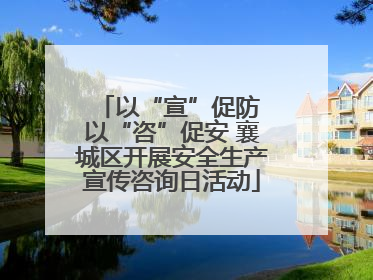 以“宣”促防 以“咨”促安 襄城区开展安全生产宣传咨询日活动