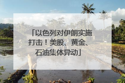 以色列对伊朗实施打击！美股、黄金、石油集体异动