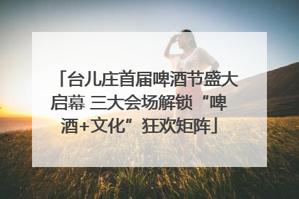 台儿庄首届啤酒节盛大启幕 三大会场解锁“啤酒+文化”狂欢矩阵
