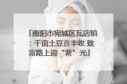 南阳市宛城区瓦店镇：千亩土豆喜丰收 致富路上迎“薯”光