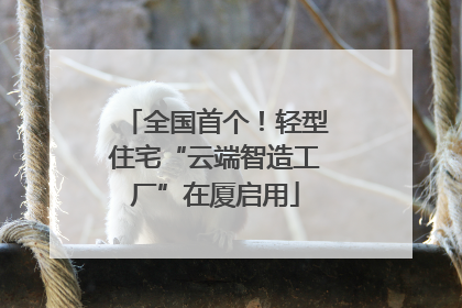 全国首个！轻型住宅“云端智造工厂”在厦启用