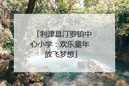 利津县汀罗镇中心小学：欢乐童年 放飞梦想