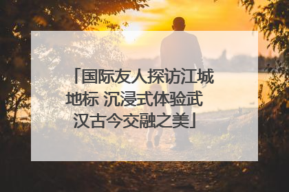 国际友人探访江城地标 沉浸式体验武汉古今交融之美