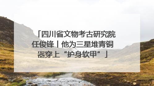 四川省文物考古研究院任俊锋丨他为三星堆青铜器穿上“护身软甲”