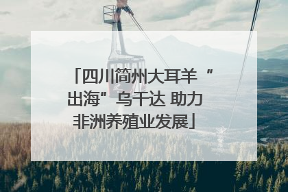 四川简州大耳羊“出海”乌干达 助力非洲养殖业发展