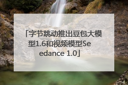 字节跳动推出豆包大模型1.6和视频模型Seedance 1.0