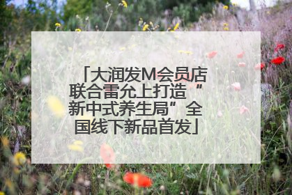 大润发M会员店联合雷允上打造“新中式养生局”全国线下新品首发