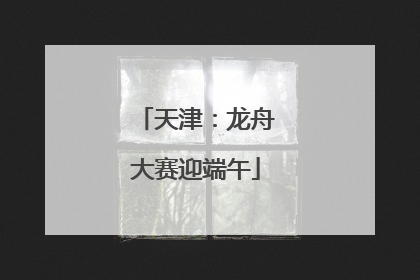 天津：龙舟大赛迎端午
