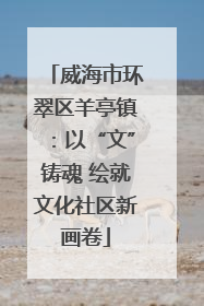威海市环翠区羊亭镇：以“文”铸魂 绘就文化社区新画卷