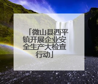 微山县西平镇开展企业安全生产大检查行动