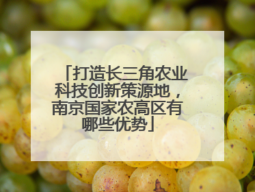 打造长三角农业科技创新策源地，南京国家农高区有哪些优势