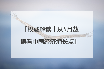 权威解读丨从5月数据看中国经济增长点