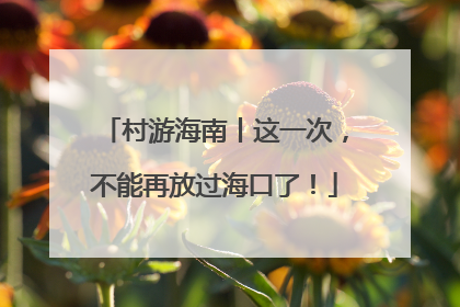 村游海南丨这一次，不能再放过海口了！