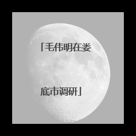 毛伟明在娄底市调研