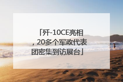 歼-10CE亮相，20多个军政代表团密集到访展台