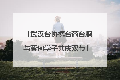 武汉台协携台商台胞与蔡甸学子共庆双节