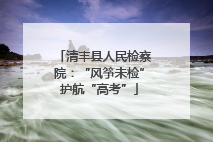 清丰县人民检察院：“风筝未检”护航“高考”