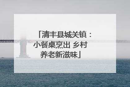 清丰县城关镇：小餐桌烹出 乡村养老新滋味