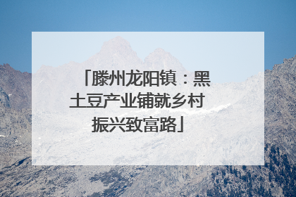 滕州龙阳镇：黑土豆产业铺就乡村振兴致富路