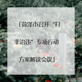 菏泽市召开“打非治违”专项行动方案解读会议