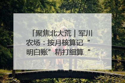 聚焦北大荒｜军川农场：按月核算记“明白账”精打细算“过紧日子”