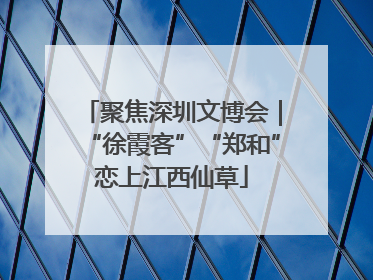 聚焦深圳文博会｜“徐霞客”“郑和”恋上江西仙草