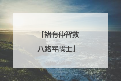 褚有仲智救八路军战士