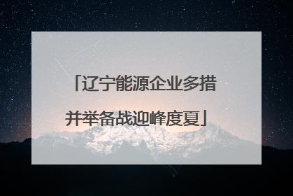 辽宁能源企业多措并举备战迎峰度夏
