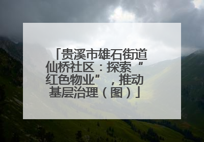 贵溪市雄石街道仙桥社区：探索“红色物业”，推动基层治理（图）