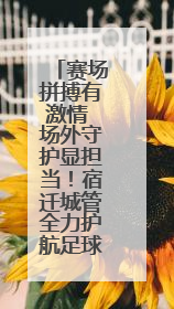 赛场拼搏有激情 场外守护显担当！宿迁城管全力护航足球联赛