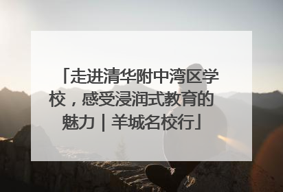 走进清华附中湾区学校，感受浸润式教育的魅力｜羊城名校行